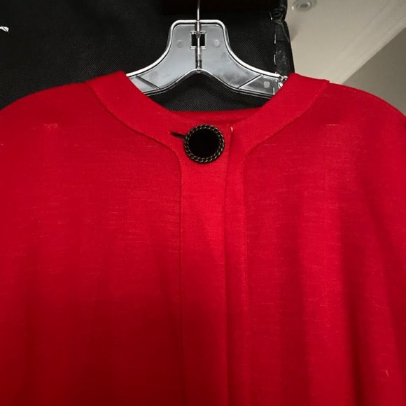 VINTAGE LADIES KNIT LONG JACKET/COAT/CARDIGAN. - Picture 3 of 4